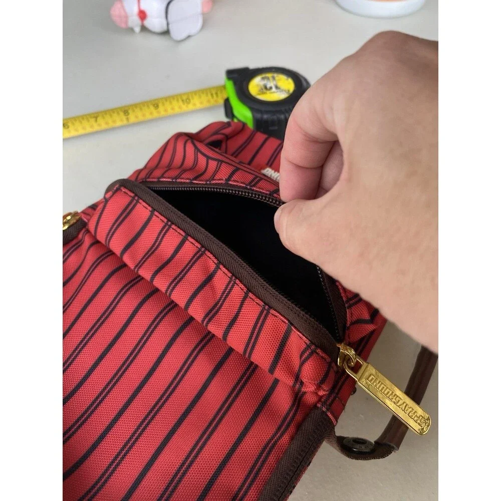 Sprayground Red Pinstripe Shark Teeth Crossbody Bag Shoulder Strap 910B1806NSZ